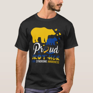 Proud Brother Beer Family Matching Down Syndrome T T-shirt