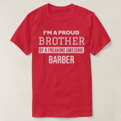 Proud Brother van Barber T-shirt (Design voorkant)