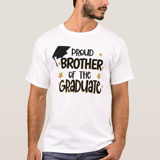 Proud Brother van de Afstuderen T-shirt (Voorkant)