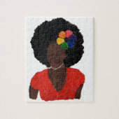Proud Brown Lady Legpuzzel (Verticaal)