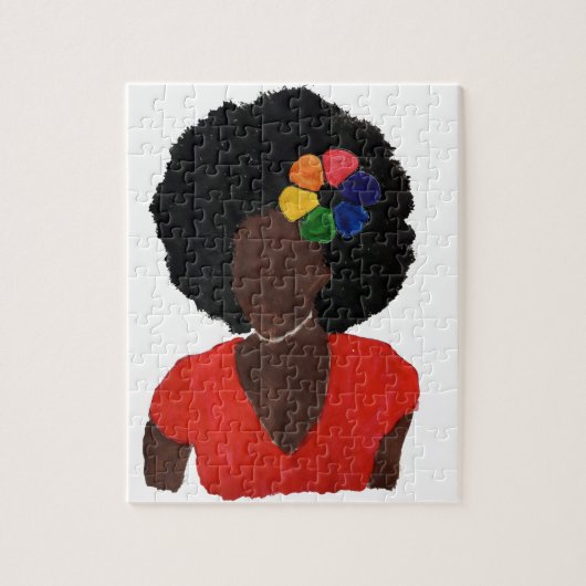Proud Brown Lady Legpuzzel (Verticaal)