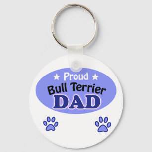 Proud Bull Terrier Dad Sleutelhanger