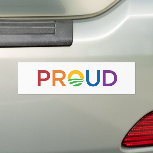 Proud Bumpersticker (Op auto)