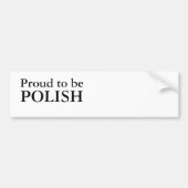 Proud Bumpersticker (Voorkant)