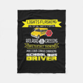 Proud Bus-stuurprogramma Fleece Deken (Voorkant)