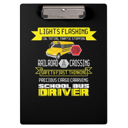 Proud Bus-stuurprogramma Klembord (Voorkant)