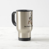 * Proud Cadet Travel Mug in STAINLESS OF WHV Reisbeker (Voorkant links)
