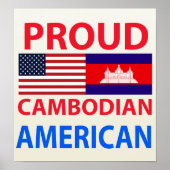 Proud Cambodian American Poster (Voorkant)