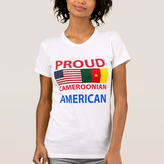 Proud Cameroonian American T-shirt (Voorkant)