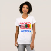 Proud Cameroonian American T-shirt (Voorkant volledig)