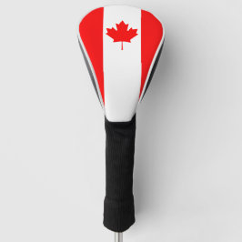 Proud Canadian Flag of Canada Maple Leaf Golfer Golfheadcover