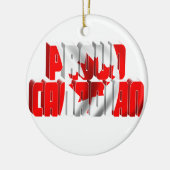 Proud Canadian Keramisch Ornament (Links)