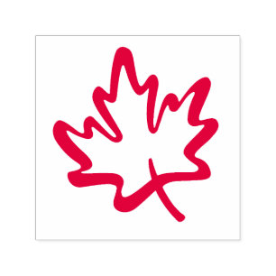 Proud Canadian Maple Leaf Canada is niet te koop Zelfinktende Stempel