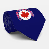 Proud Canadian Necktie Stropdas (Opgerold)