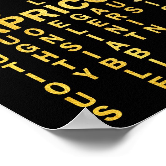 Proud Capricorn Zodiac Kenmerken Astrologie Poster (Hoek)