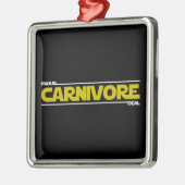 Proud Carnivore Deal. Metalen Ornament (Links)