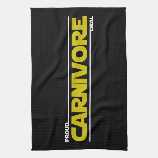 Proud Carnivore Deal. Theedoek (Verticaal)