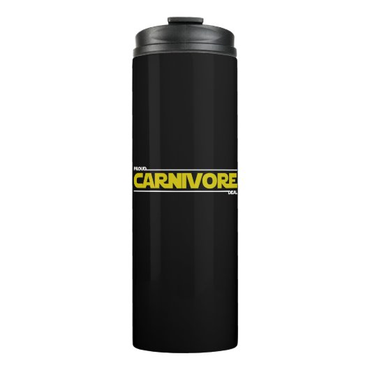Proud Carnivore Deal. Thermosbeker (Voorkant)