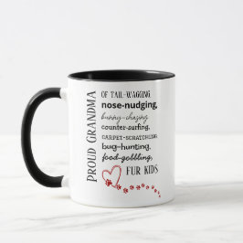 Proud Cat & Dog Grandma Mug Mok
