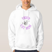 Proud Cat mama Hoodie (Voorkant)
