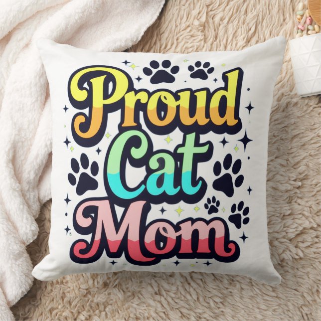 Proud Cat mama Kussen (Deken)