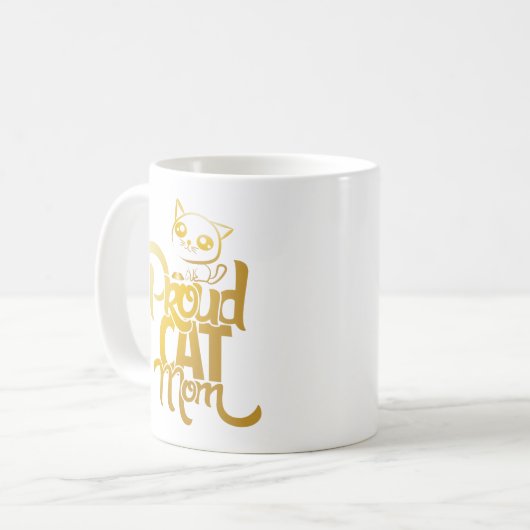 Proud Cat mama Mok (Voorkant links)