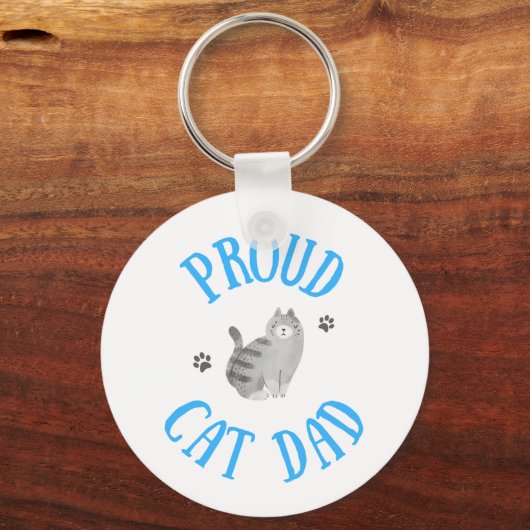 Proud Cat mama Sleutelhanger (Achterkant)