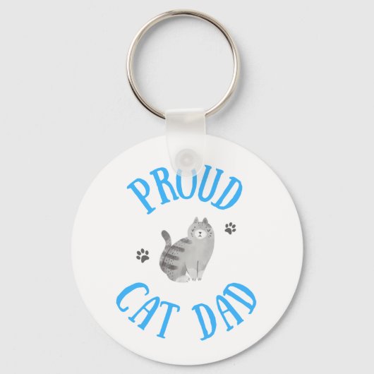 Proud Cat mama Sleutelhanger (Achterkant)