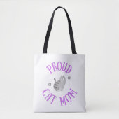 Proud Cat mama Tote Bag (Voorkant)