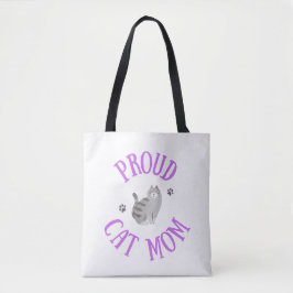 Proud Cat mama Tote Bag