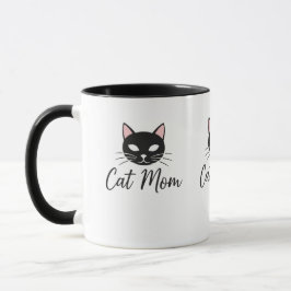 Proud Cat Mom Coffee Mug  Cute Pet Mom Gift Mok