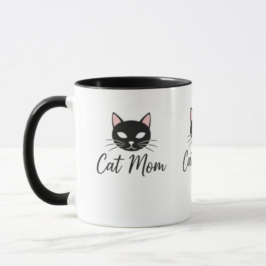 Proud Cat Mom Coffee Mug  Cute Pet Mom Gift Mok (Links)