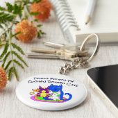 Proud Cat Parent Sleutelhanger (Zijkant)