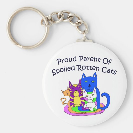 Proud Cat Parent Sleutelhanger (Voorkant)
