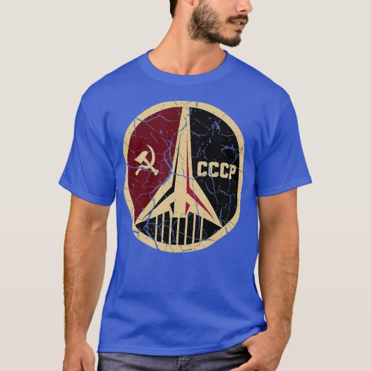 Proud CCCP Shirt  Russisch Ruimteprogramma (Voorkant)