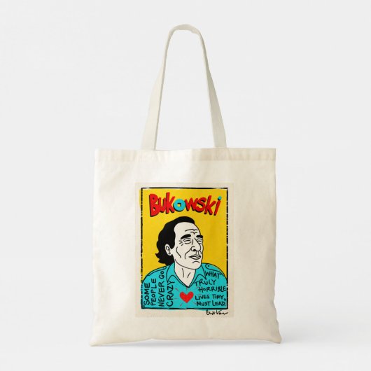 Proud Charles Bukowski Gift Movie Fans Tote Bag (Achterkant)