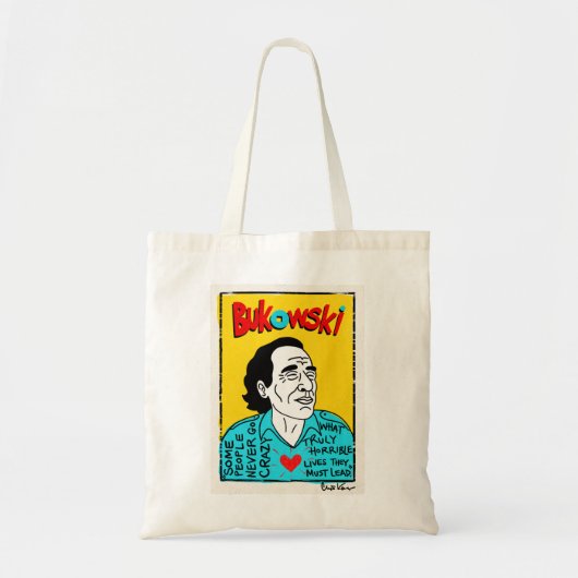 Proud Charles Bukowski Gift Movie Fans Tote Bag (Voorkant)