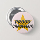Proud Chauffeur Ronde Button 5,7 Cm (Voorkant /achterkant)