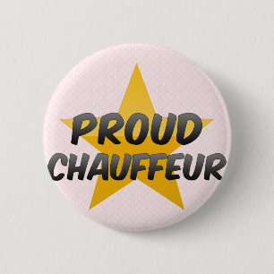 Proud Chauffeur Ronde Button 5,7 Cm