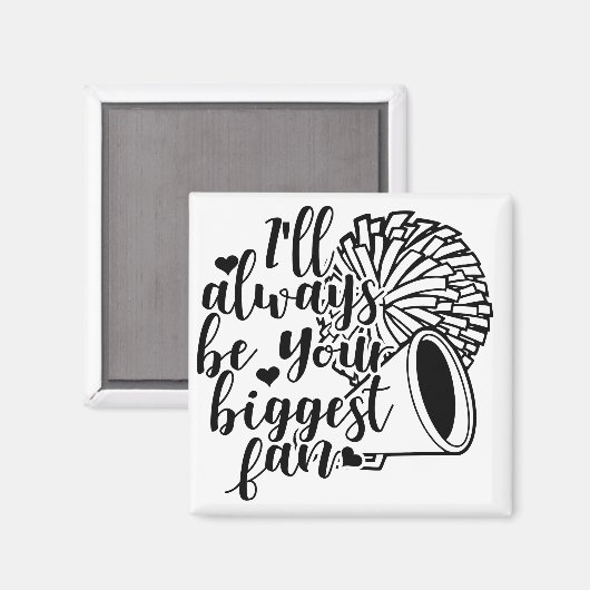 Proud cheerleader-ouder magneet (Voorkant / Achterkant)