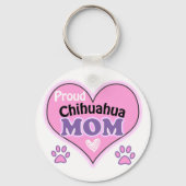 Proud Chihuahua Mama Sleutelhanger (Voorkant)
