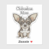Proud Chihuahua Mama Sticker (Vel)