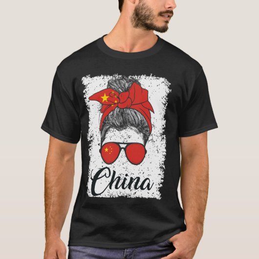 Proud Chinese vlag T-shirt (Voorkant)