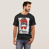 Proud Chinese vlag T-shirt (Voorkant volledig)
