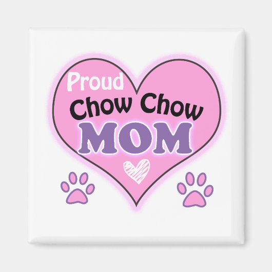 Proud Chow Chow mama Magneet (Voorkant)