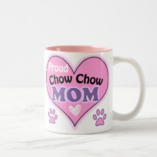Proud Chow Chow Mom Tweekleurige Koffiemok