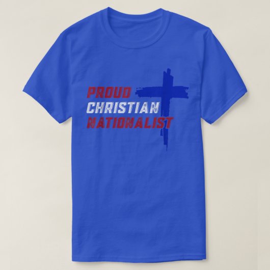 Proud Christelijk Nationalist T-shirt (Design voorkant)