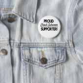 Proud Chuck Schumer Supporter. Ronde Button 5,7 Cm (In situ)