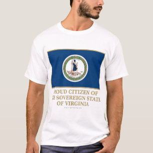 Proud Citizen van Virginia T-shirt