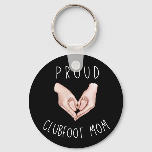 Proud Clubfoot mama Sleutelhanger (Voorkant)